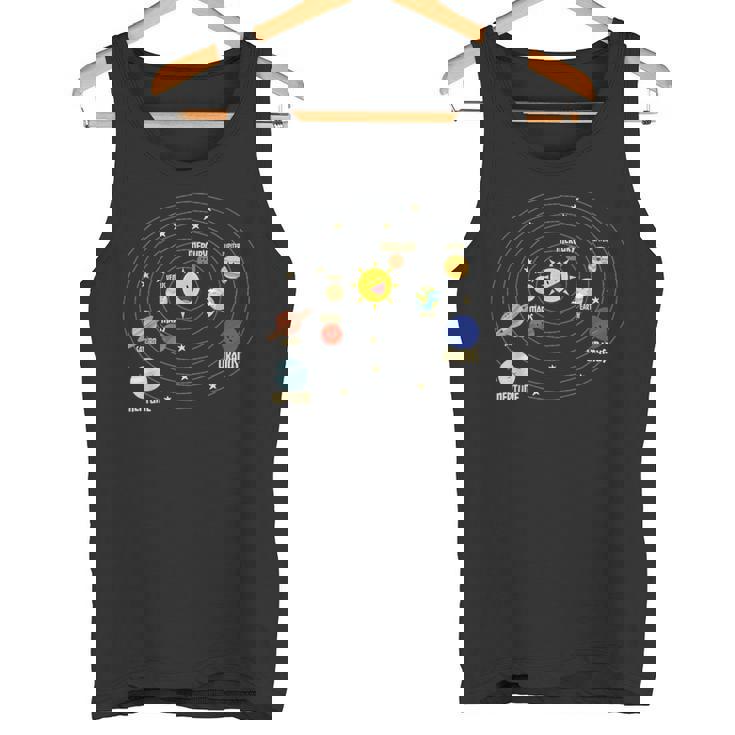 宇宙飛行士 宇宙 惑星 太陽系 タンクトップ