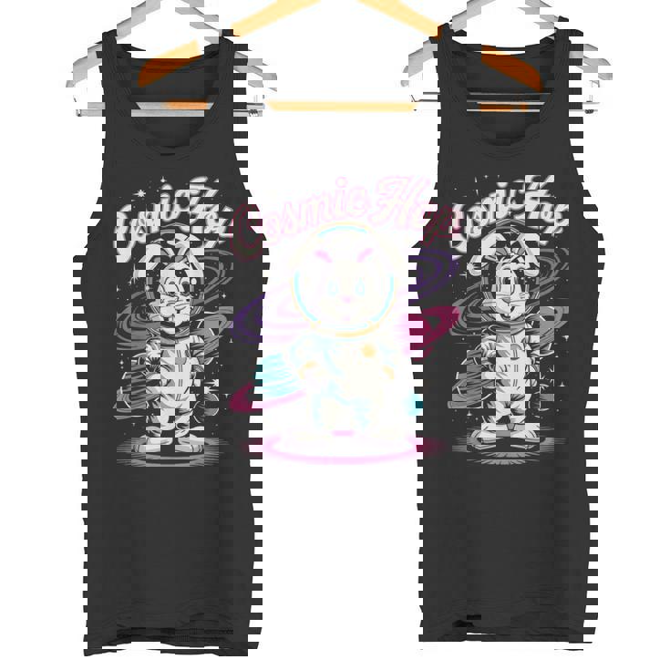 宇宙飛行士うさぎ 宇宙うさぎ タンクトップ