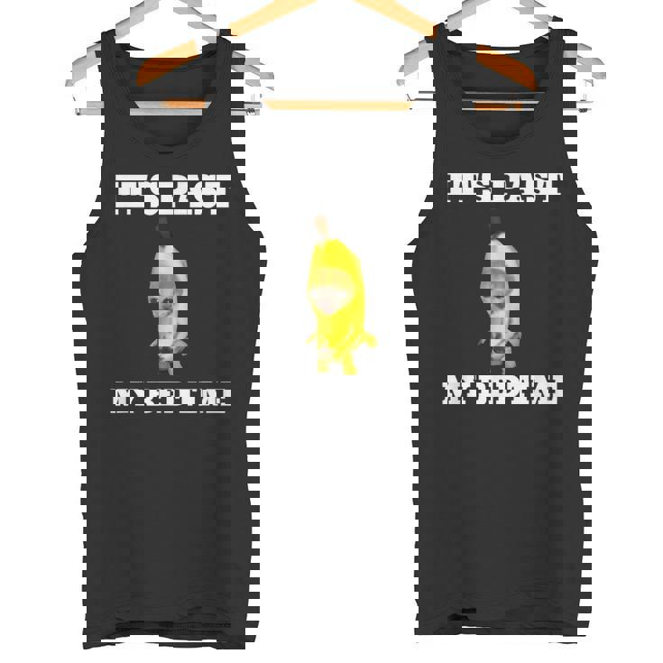 寝る時間が過ぎた面白い猫のミーム タンクトップ