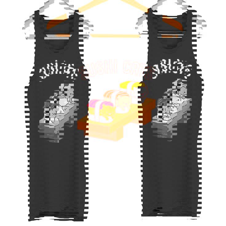 寿司猫 まぐろ 酒たまご タンクトップ