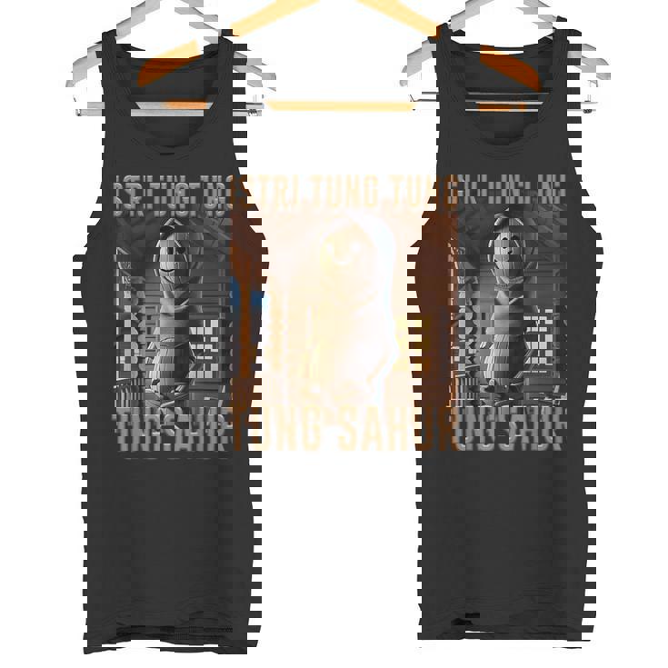 少年 インターネット ミーム 陽気な Ai モンスター イストリ・トゥング トゥン サフール タンクトップ