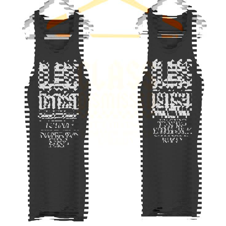 年末の先生は夏休みのエネルギーを与えています タンクトップ