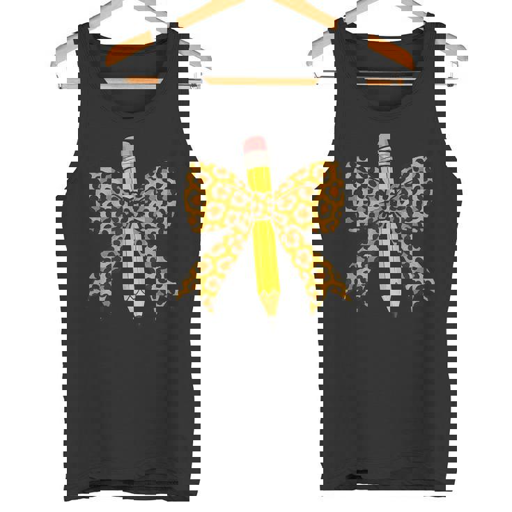 弓鉛筆 ヒョウ柄 初日 新学期 タンクトップ