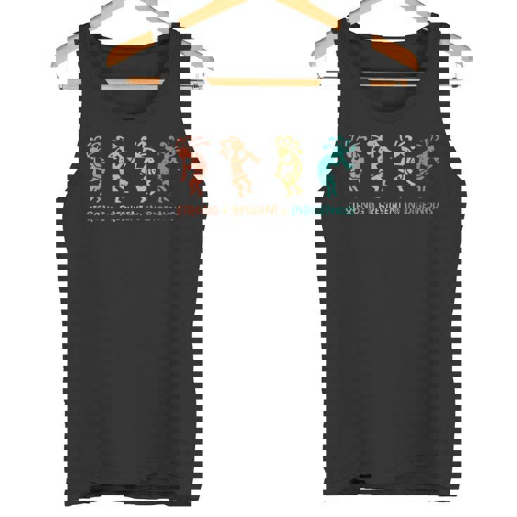 強靭で弾力性のある先住民のココペリ タンクトップ