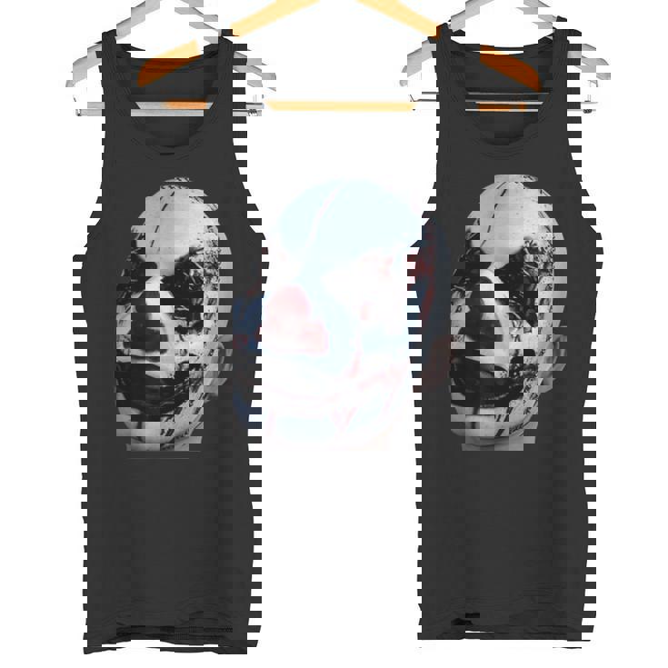 怖い顔 タンクトップ