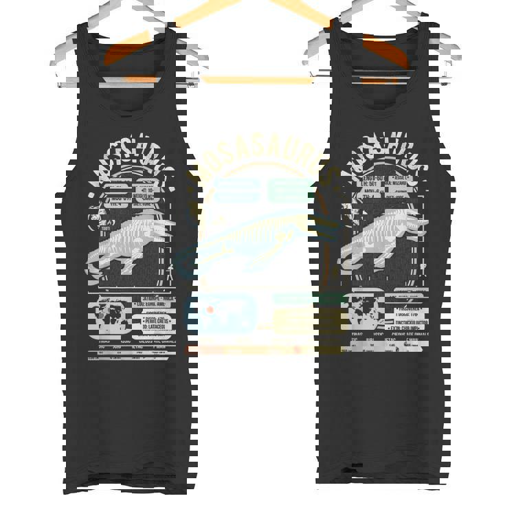 恐竜の事実 モササウルスの科学と解剖学のギフト タンクトップ