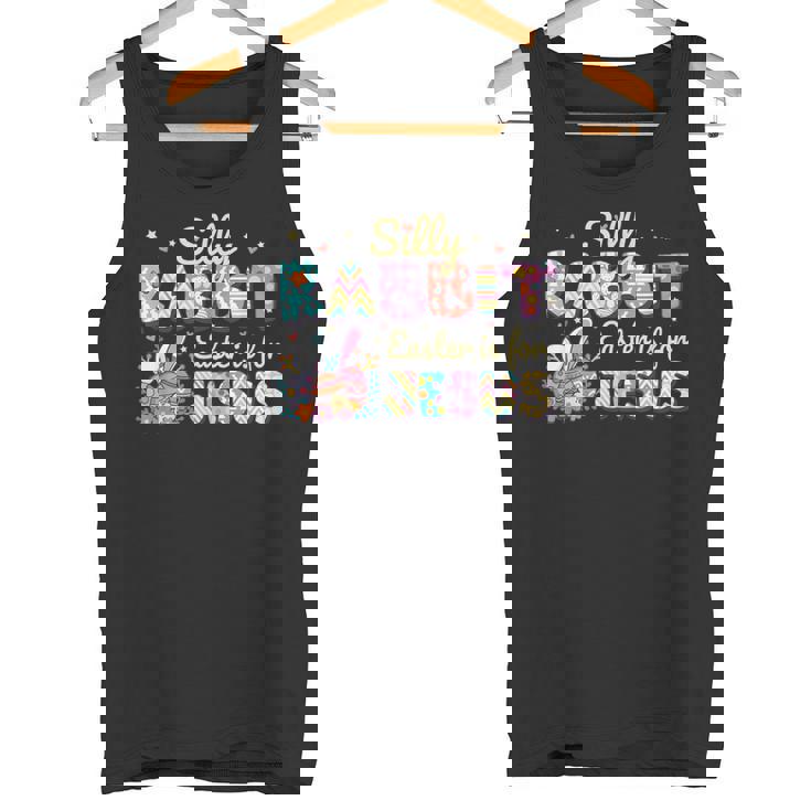 愚かなウサギ イースターはイエスのためです イースターバニー かわいいクリスチャン タンクトップ