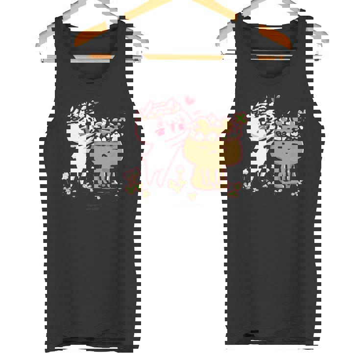 愛しすぎて大好きすぎる。 お花の冠 タンクトップ