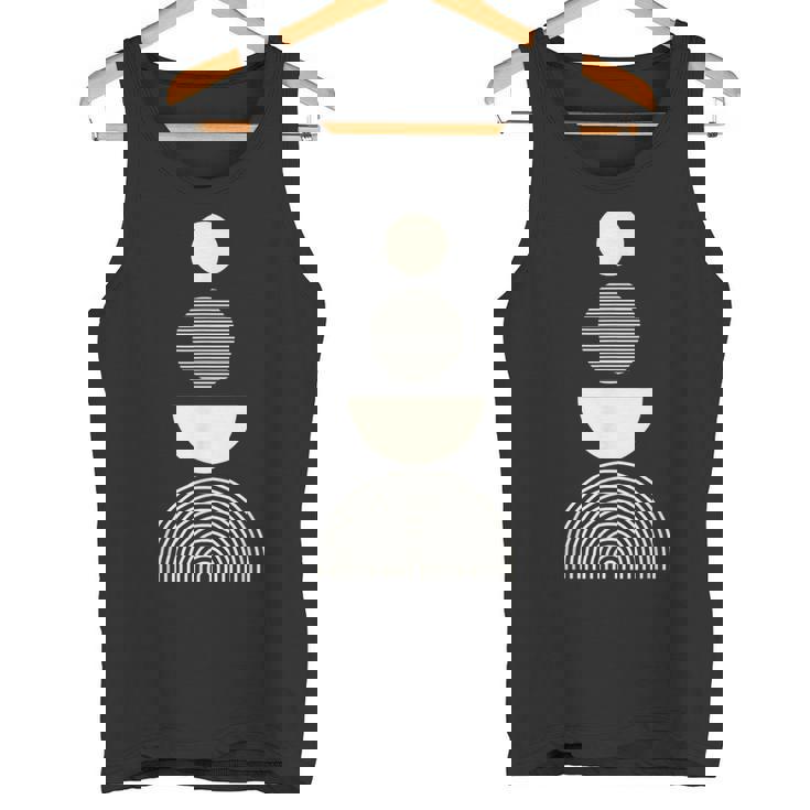 抽象アートシャツ コンテンポラリー モダンアート メンズ グラフィック レディース タンクトップ