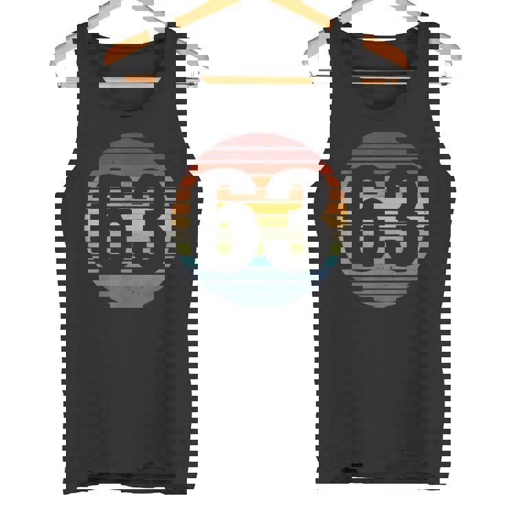 数字 63 1963 1958 63Rd 58Th Birthday ギフト タンクトップ