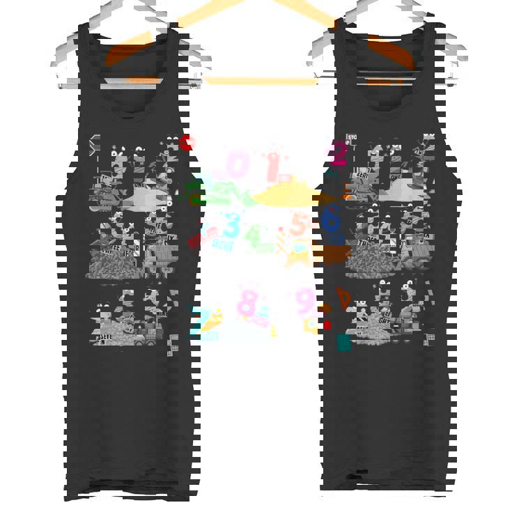 数学の日のコスチューム アイデアに数字付き キッズ 数学 数字 タンクトップ