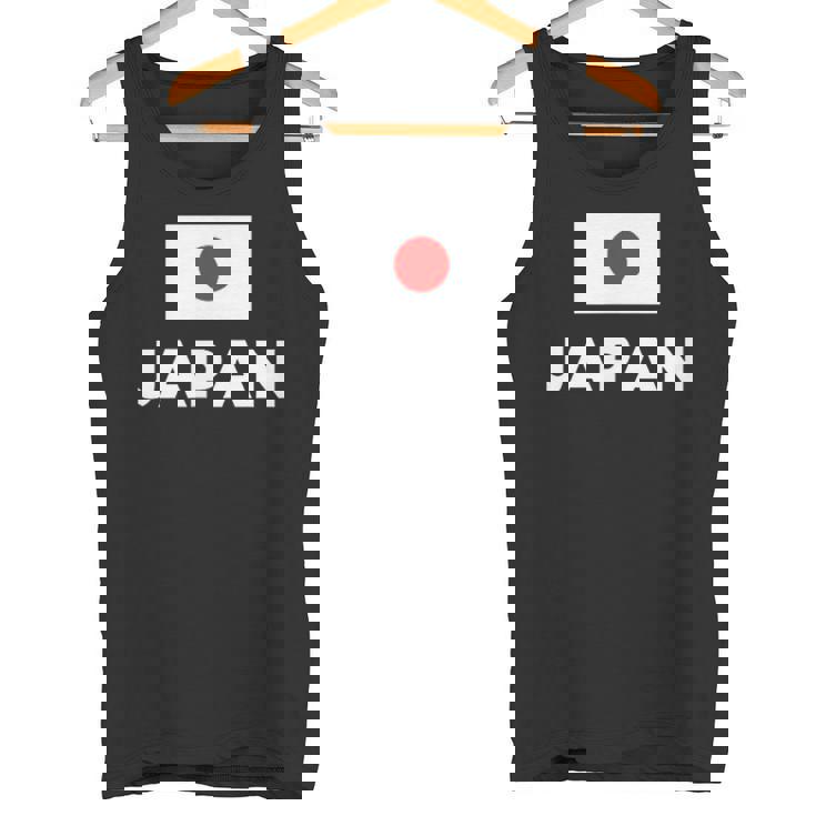日の丸国旗 Japanワンポイント タンクトップ