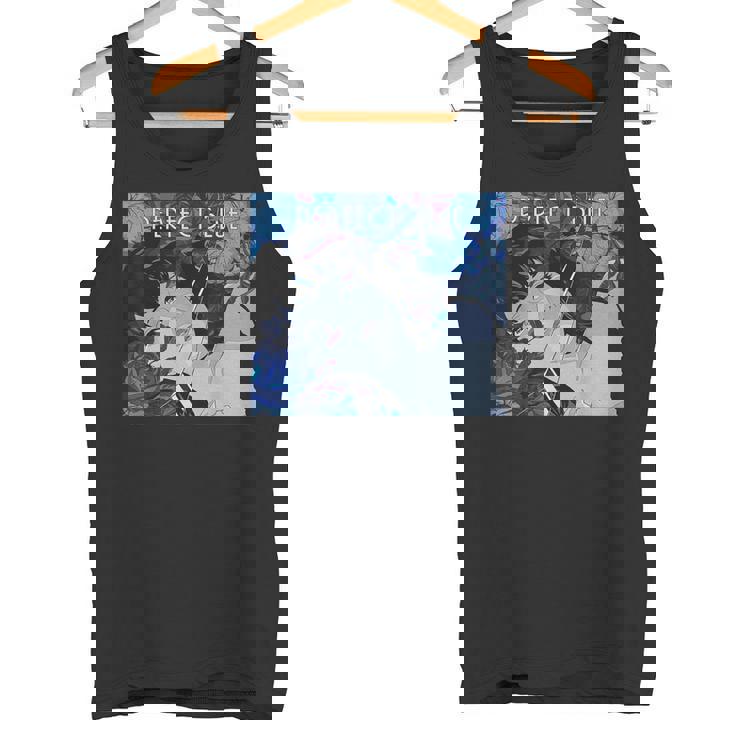 日本アニメ ガール パーフェクトブルー タンクトップ