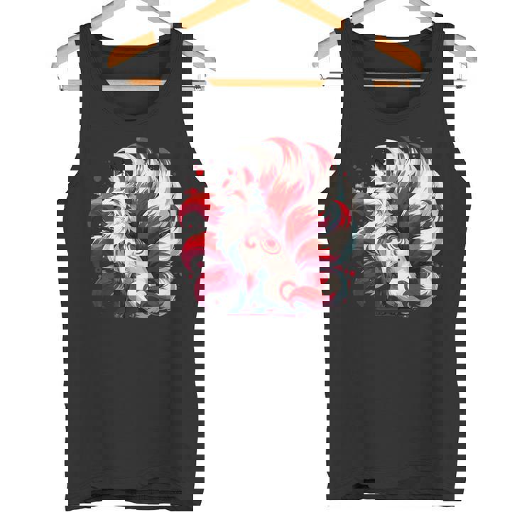 日本アニメ キツネ 九尾 タンクトップ