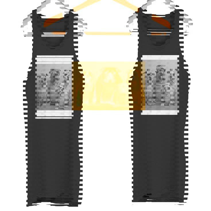 日本ブルドッグファミリー タンクトップ