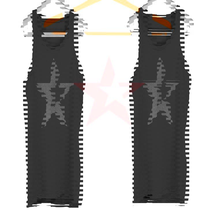 星 星柄 スター メンズ 半袖 ロック アメリカン おしゃれ かっこいい 大きいサイズ 黒 春夏 Rockステラ タンクトップ