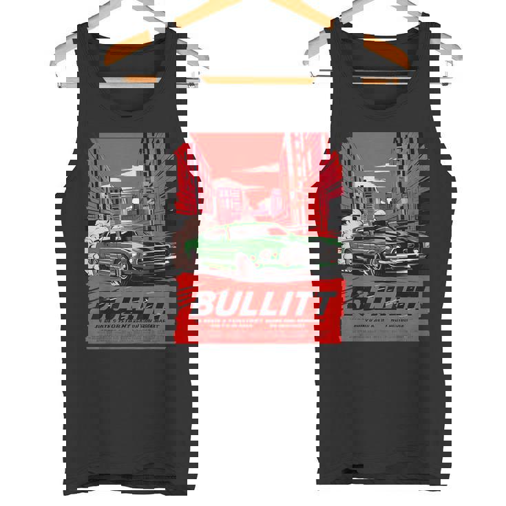 映画 ブリット マッスルカー イラスト タンクトップ