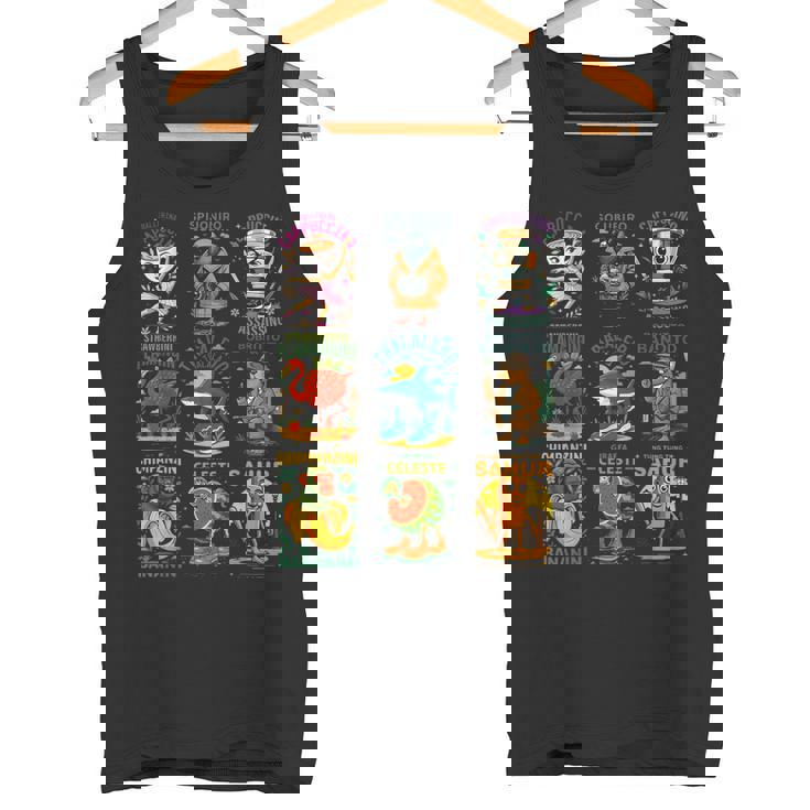 最も愛されているイタリアンブレインロットキャラクターキッズミームボーイトレンディ。 タンクトップ