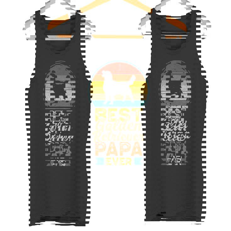 最高のゴールデンレトリバー・パパ、父の日 タンクトップ