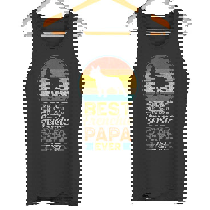 最高のフレンチ・パパ フレンチ・ブルドッグ タンクトップ