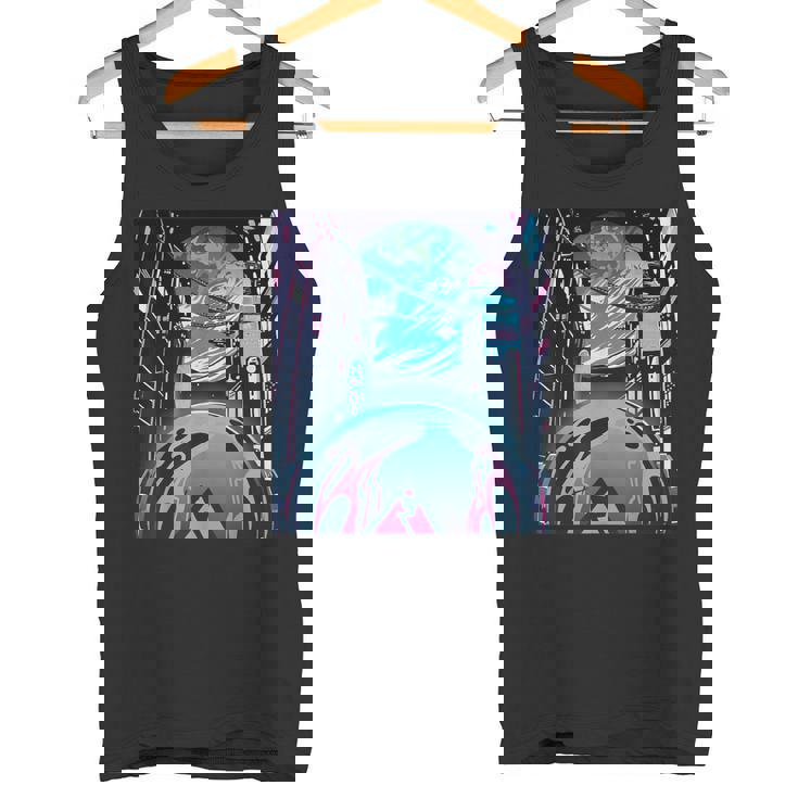 未来都市美学宇宙ハイテクホーム タンクトップ