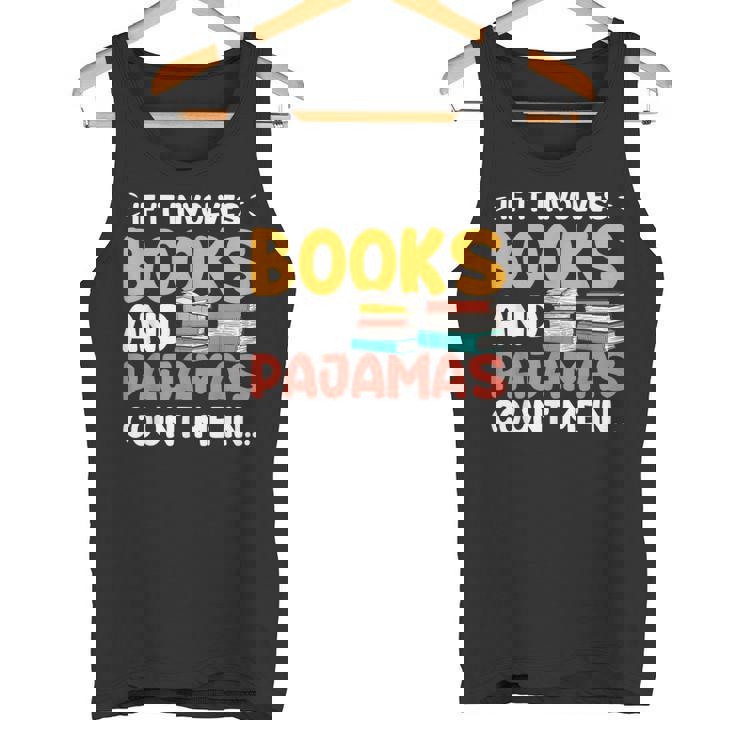 本やパジャマが関係するなら、おもしろい本好きの言葉 タンクトップ