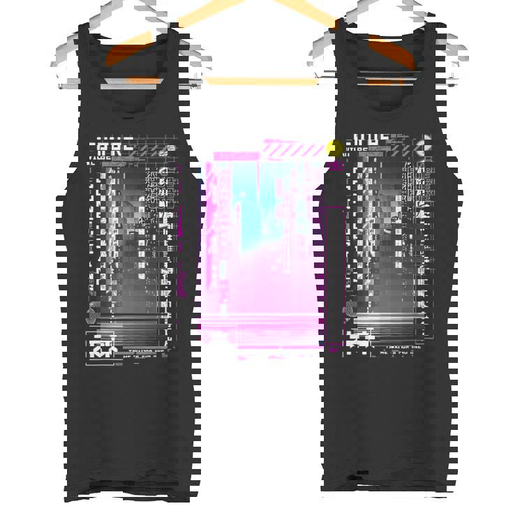 東京サイバーパンク ヴェイパーウェーブ 日本のレトロな雰囲気の美学 タンクトップ