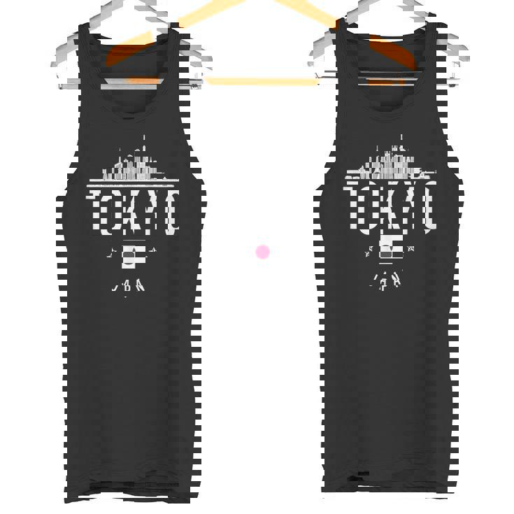 東京ジャパン スカイライン 日本の国旗 プライド お土産 タンクトップ