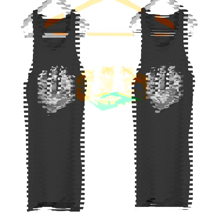 柴犬 イヌ 麻雀 面白いtシャツ 犬 文字入り メンズ おもしろ 面白い 服 おもしろグッズ ネタ 雀士 長袖tシャツ タンクトップ