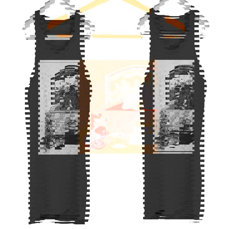 歌川国芳 訓練中の遊女 タンクトップ