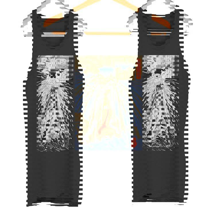 歌川国芳作 塔ノ沢の滝の下の初花 タンクトップ