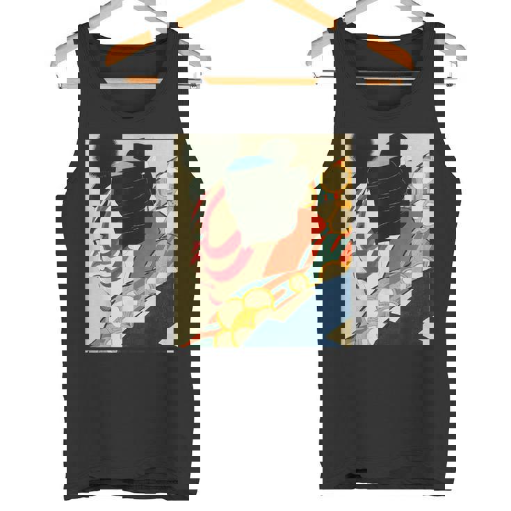 歌舞伎 かぶき 役者 日本美術 浮世絵 役者絵 名取春仙 七世松本幸四郎 梅王 タンクトップ