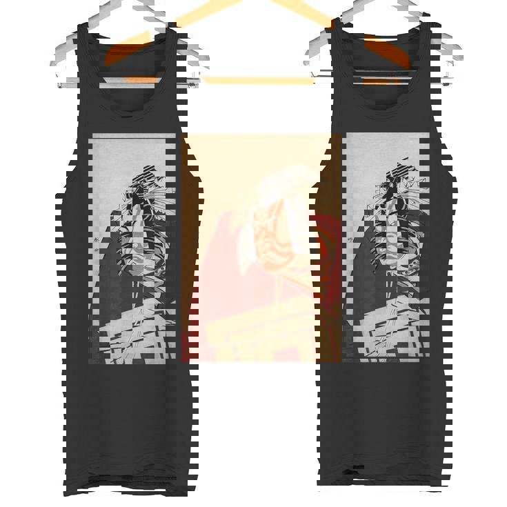 歌舞伎 役者 市川 團十郎 暫 しばらく勝川 春好江戸時代 役者絵 タンクトップ