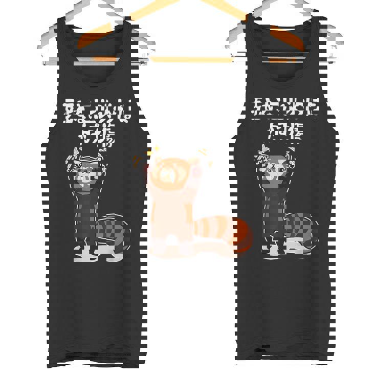 死ぬこと以外はかすり傷 レッサーパンダ 面白い 文字入り メンズ おもしろ 服 オリジナル おもしろグッズ 文字 タンクトップ