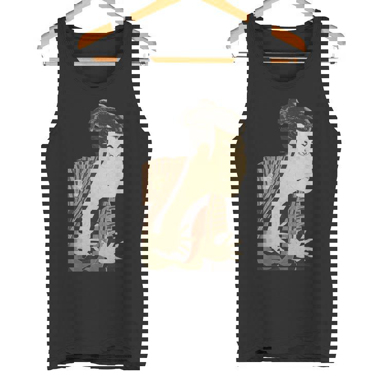 浮世絵 写楽 日本人俳優 大谷鬼治 レトロプリントシャツ タンクトップ