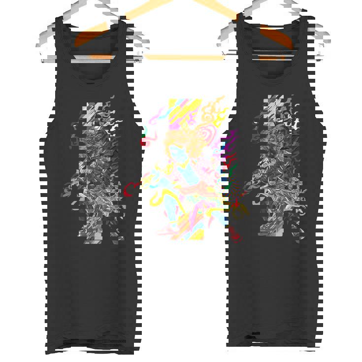 浮世絵シリーズ 踊る不動明王 タンクトップ