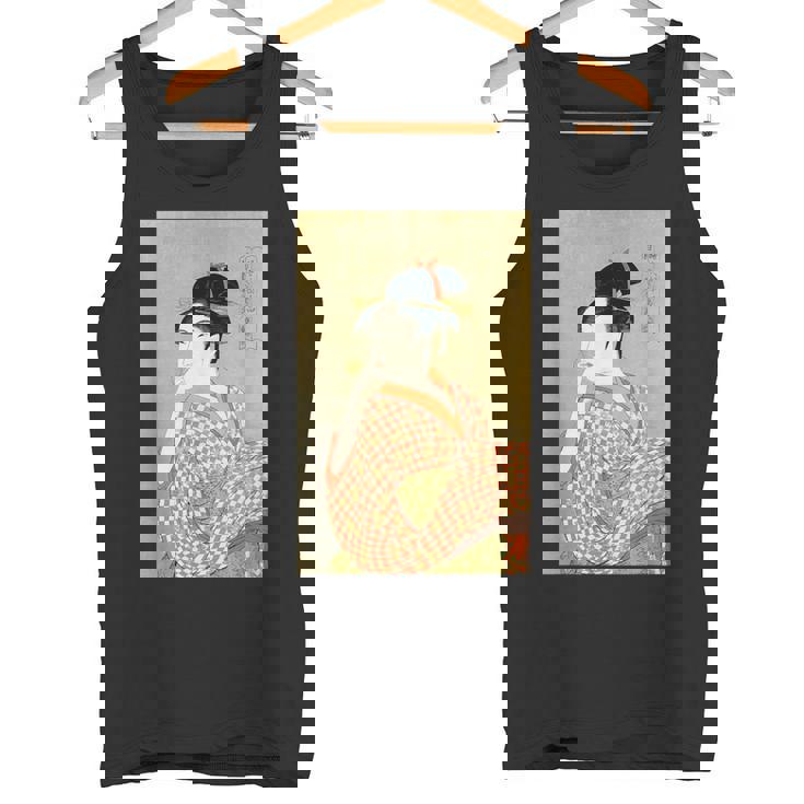 浮世絵デザイン『喜多川歌麿』アート 美術 日本画 グッズ タンクトップ