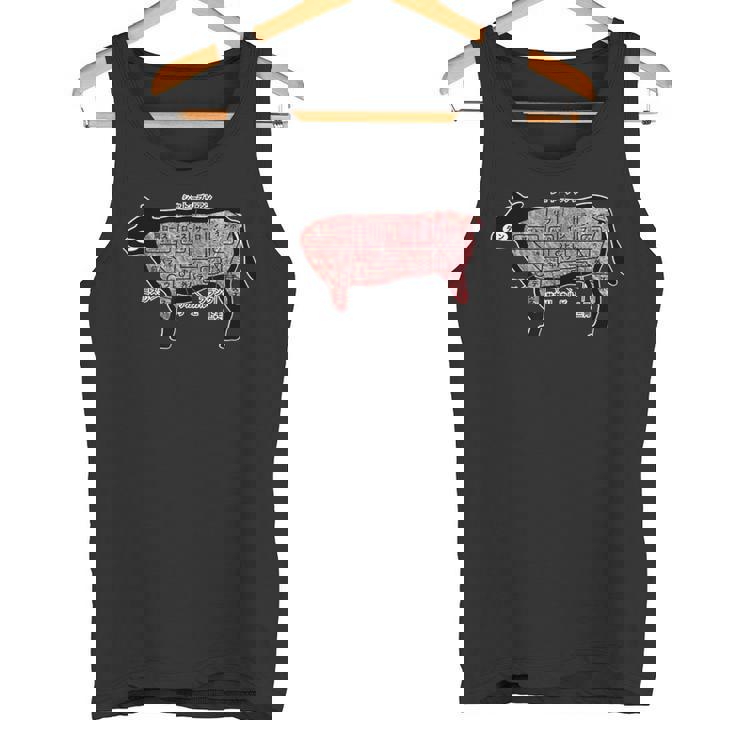 焼肉 カルビ 牛肉 焼肉定食 部位 面白い おもしろ ユーモア ギャグ お笑い タンクトップ