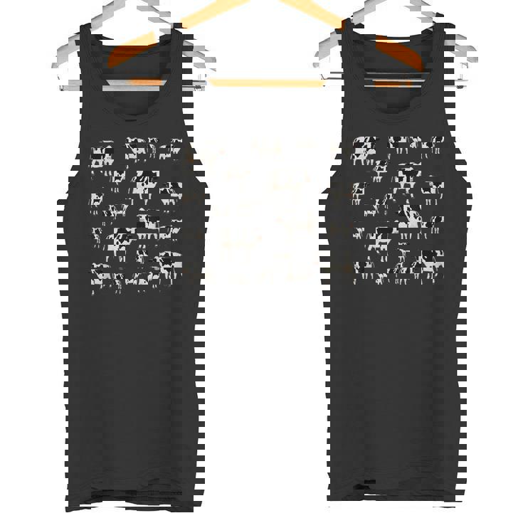 牛農場の動物柄 タンクトップ