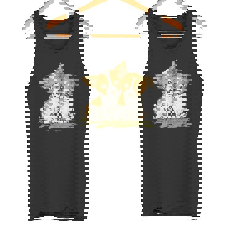 犬 ジャックラッセルテリア いぬ 子犬 ペット かわいい 動物 イラスト タンクトップ