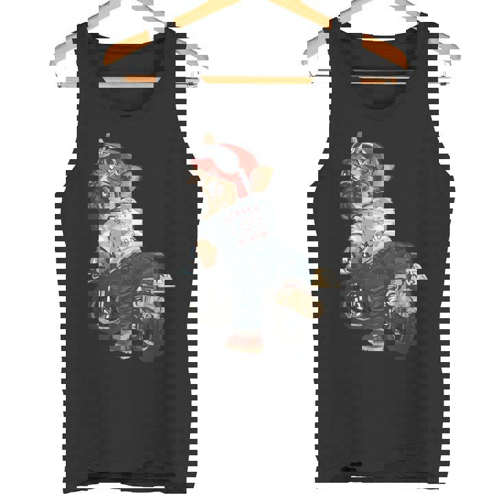 犬 おもしろ バイク オートバイ ライダース バイカー 面白い いぬ タンクトップ