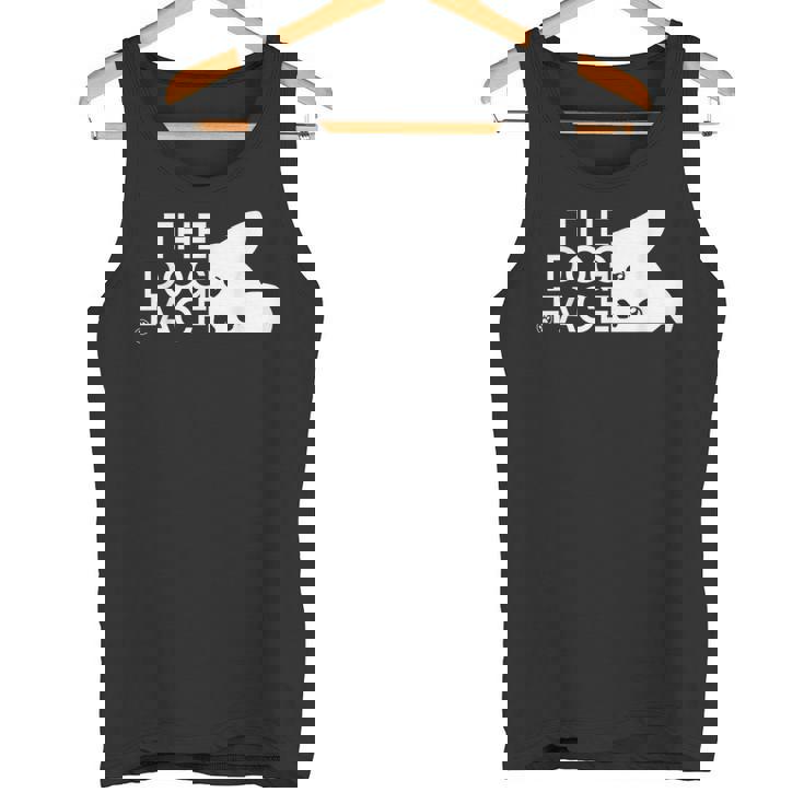 犬の顔のデザイン The Dog Face タンクトップ