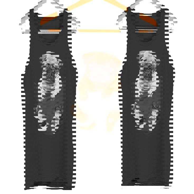 犬好き ギフト パグ イン バッグ タンクトップ