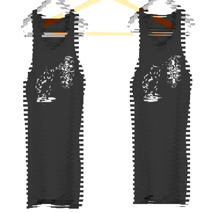 猫 遊び ダーツ 面白い 猫好き 子猫 ダーツプレーヤー タンクトップ