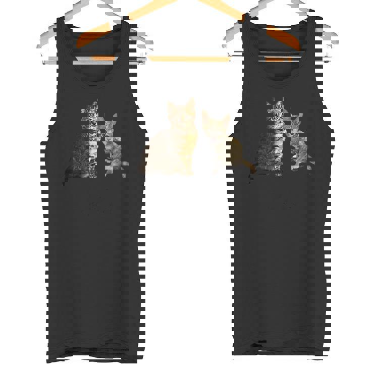 猫のルルとララ タンクトップ