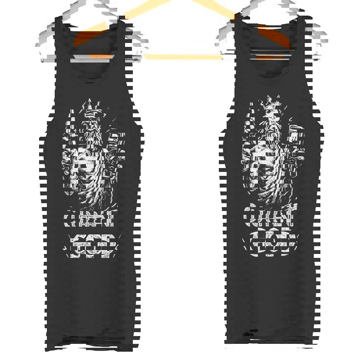 現神ゼウス ギリシャ神話 おもしろ電工 タンクトップ