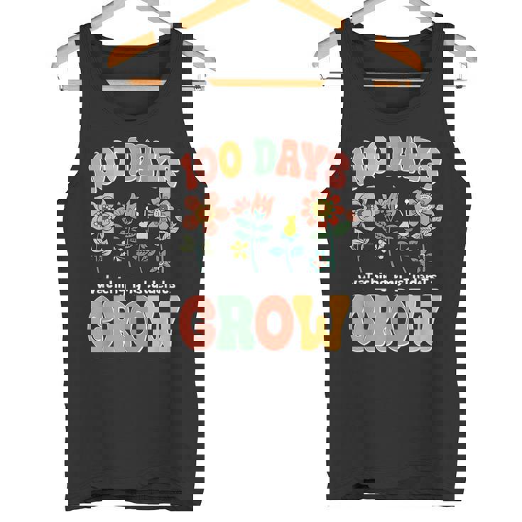 生徒たちの成長を見守る100日 学校教師の100日 タンクトップ