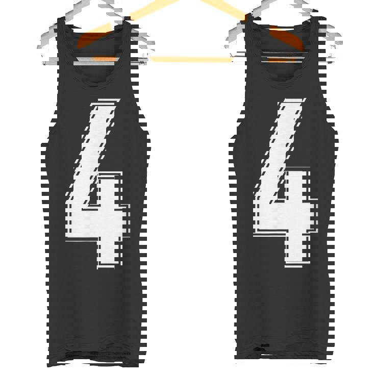 番号4 Fourports アスレチック チーム ジャージー バーシティ ユニフォーム タンクトップ