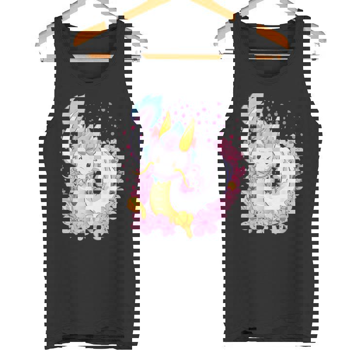 白 アニメ ドラゴン 美的 カワイイ タンクトップ