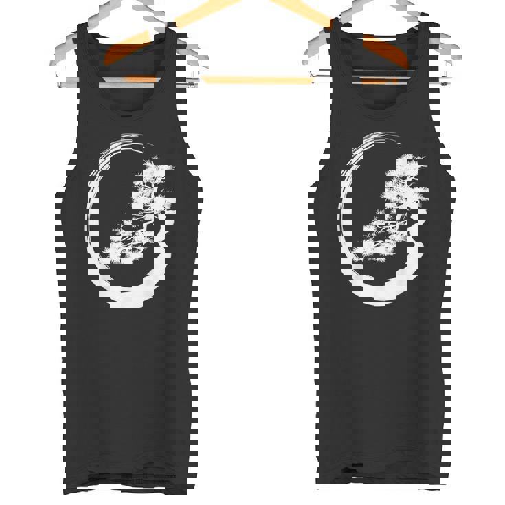 盆栽 木 和 デザイン 盆栽 ミニマリスト 木 恋人 タンクトップ